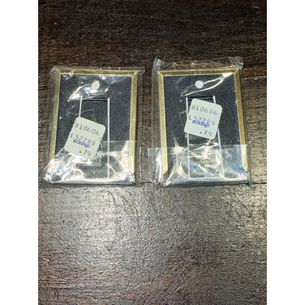 Vintage Miniature Picture Frames‎ Set of 2 Gold Silver Tone 2x2.5 Sealed